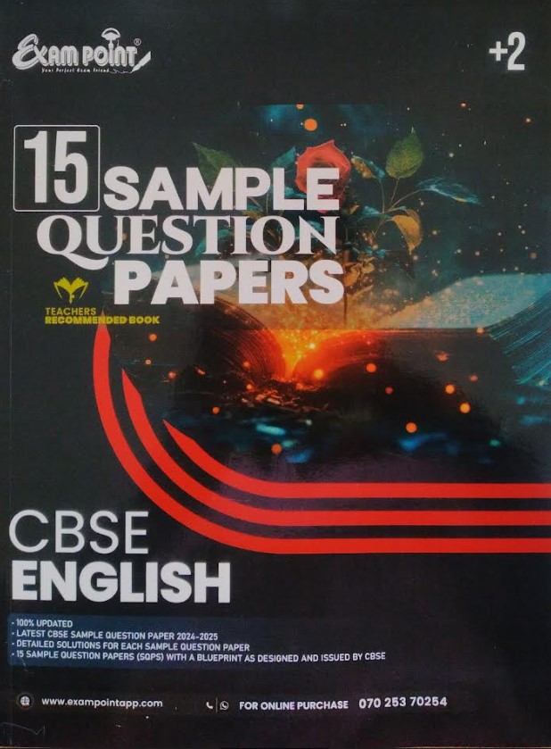 15 Sample Question Papers Exampoint Plus Two CBSE English 
